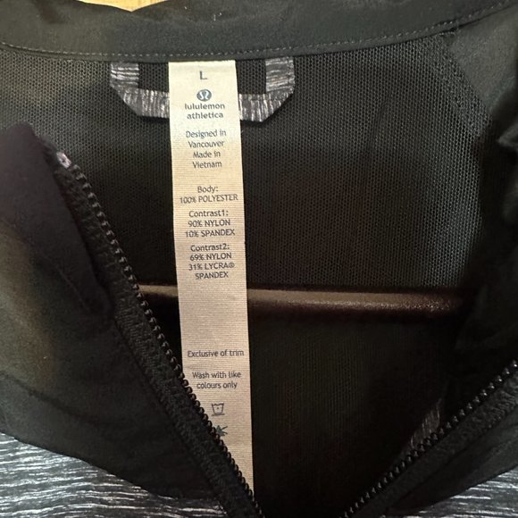 Lululemon Pack it Jacket 11 Mens Needles White Black - Picture 6 of 7